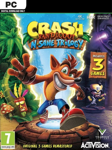 Crash Bandicoot N-Sane Trilogy + CTR Nitro Fueled - Xbox One (Digital Code) [EU/WW] cd key