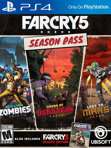 Far Cry 5 Season Pass - PS4 (Digital Code) cd key