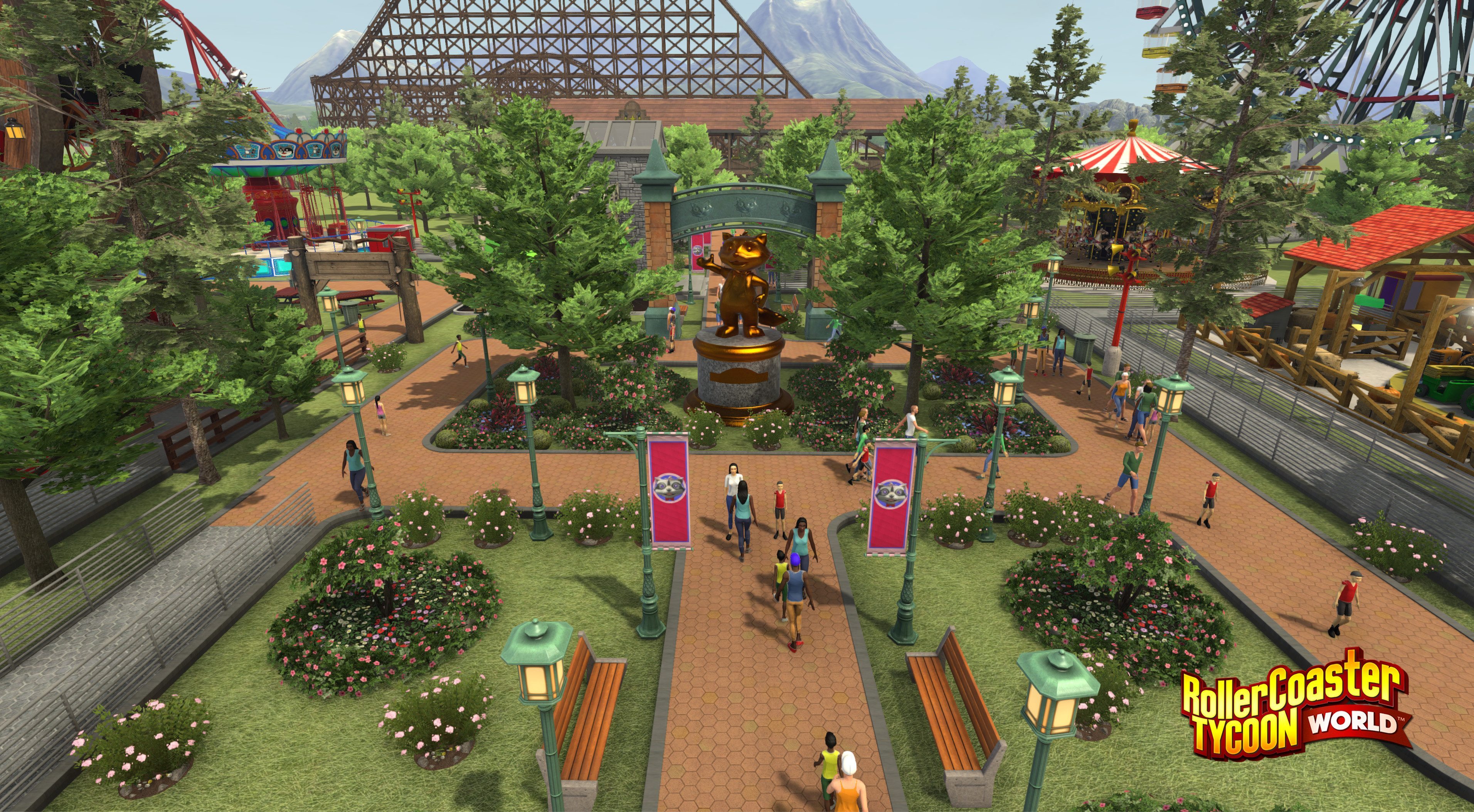 Тайкун. Роллер костер ТАЙКУН. Игра Rollercoaster Tycoon. Rollercoaster Tycoon 3. Tycoon парк аттракционов.