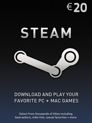 Steam Wallet 20 EUR (EU) cd key