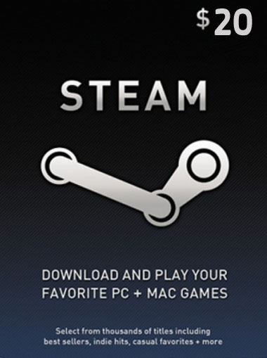 Steam Wallet 20 USD cd key